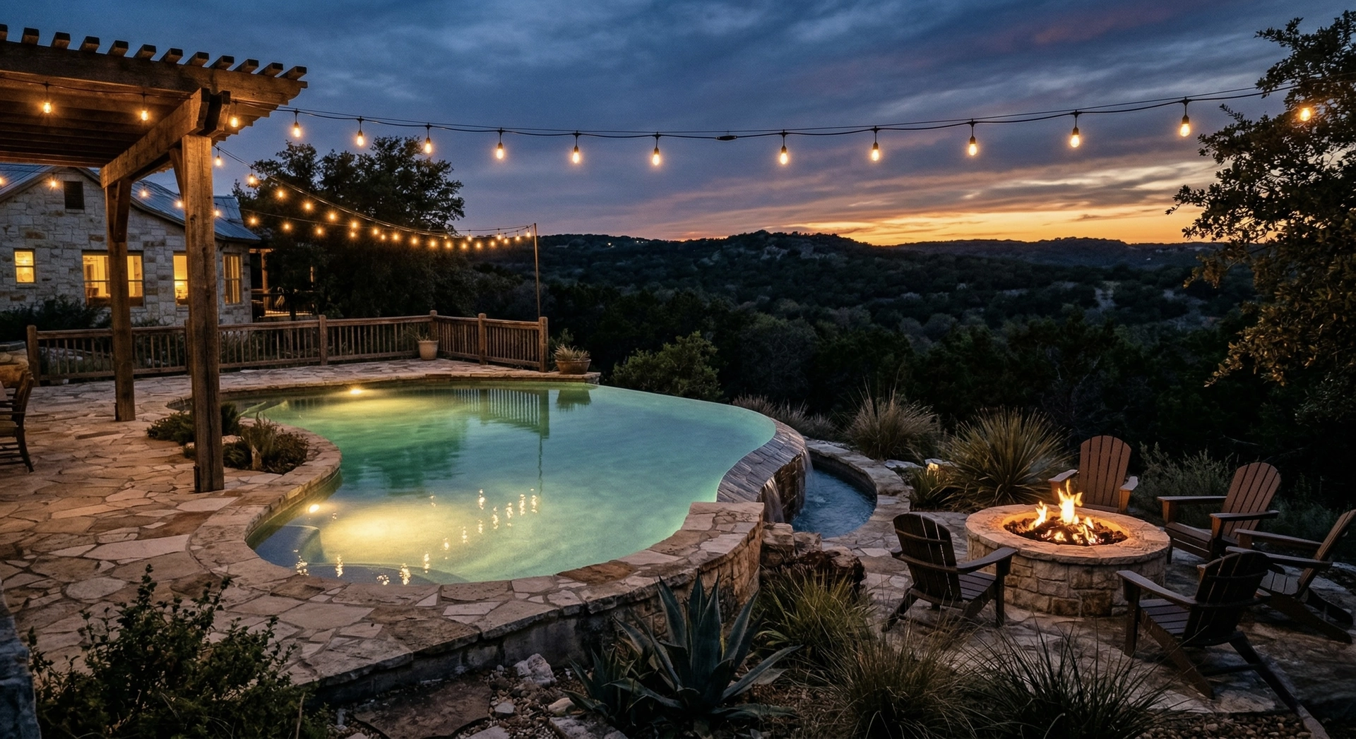 Technician performing pool repair in Austin