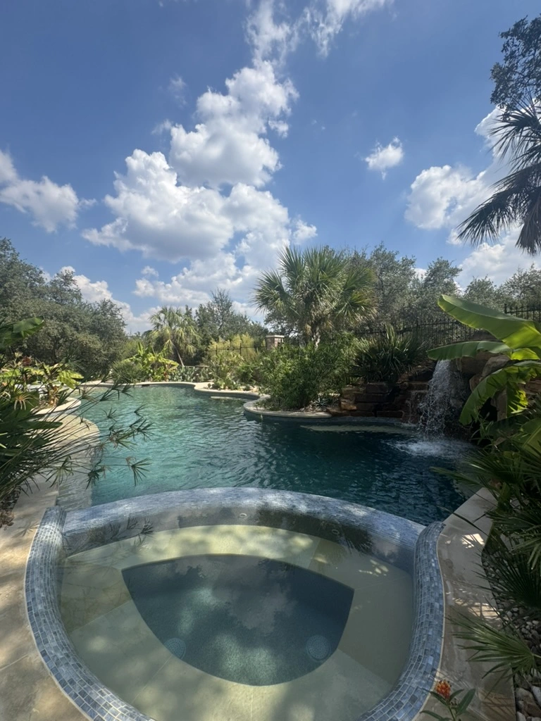 Pool cleaning before and after Austin – final results